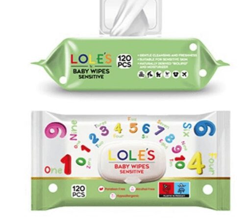 Baby Cleansing Sensitive Wipes 120 pcs