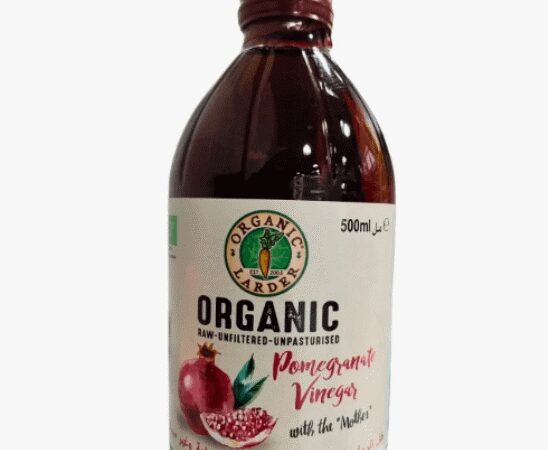 Organic Larder Vinegar Pomegrante 500ML