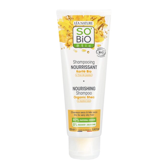 0c2498b5 So Bio Etic Organic Shea Nourishing Shampoo 250ML - Image 1