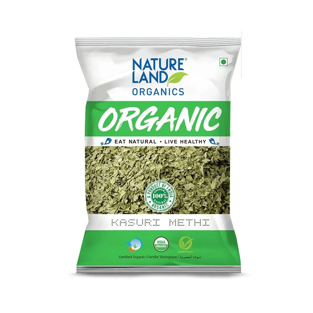 11c79cec Organic Kasuri Methi 50 Gm Natureland - Image 1