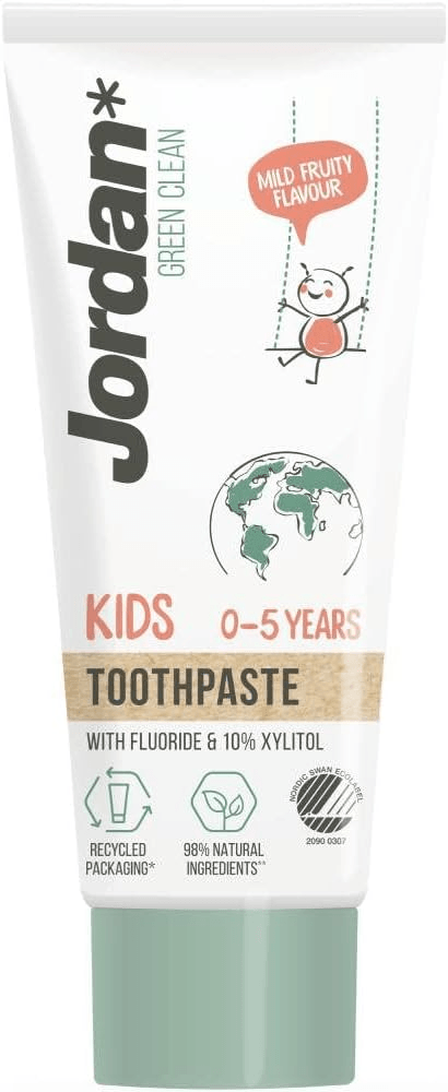 1666ab5f Jordan Green Clean Kids Toothpaste 50ml 0-5 years - Image 1