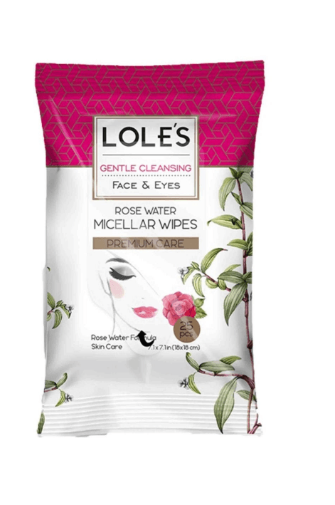 1740a7ee Makeup Removing Miscellar Wipes Rose Water 25pcs - Image 1