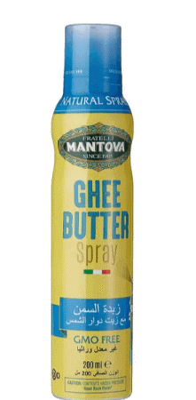 Mantova Organic Ghee Butter Spray – GMO-Free – 200ml