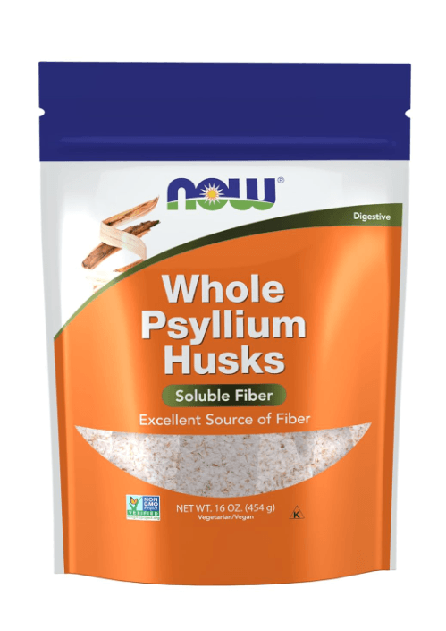 1f6128ae NOW Psyllium Husk Whole 454g - Image 1