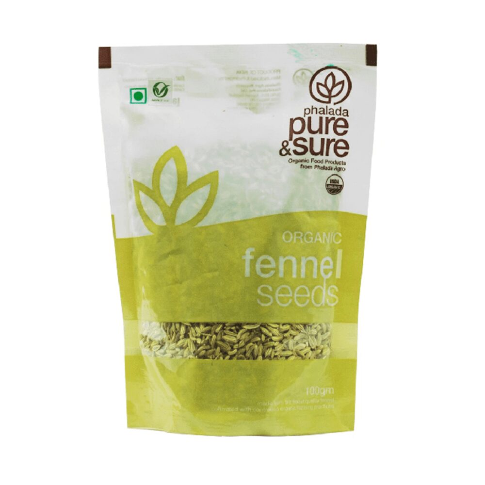 3cb9aa9f PURE&SURE - Organic Fennel Seeds 100GM - Image 1