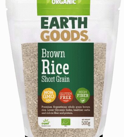 Organic Short Brown Rice 500g