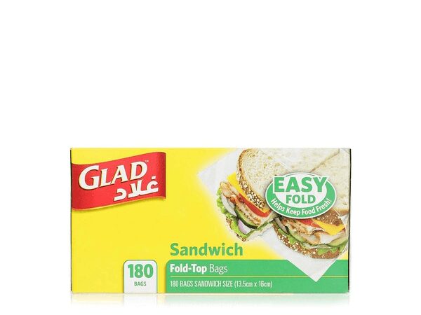 GLAD Sandwich Fold top 180s