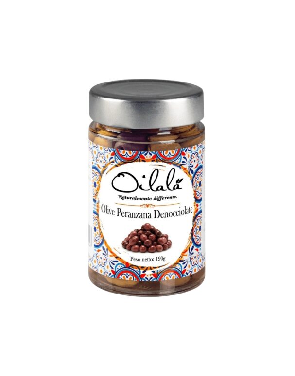 48cf6230 Oilala Organic Olives Peranzana Pitted – 190g - Image 1