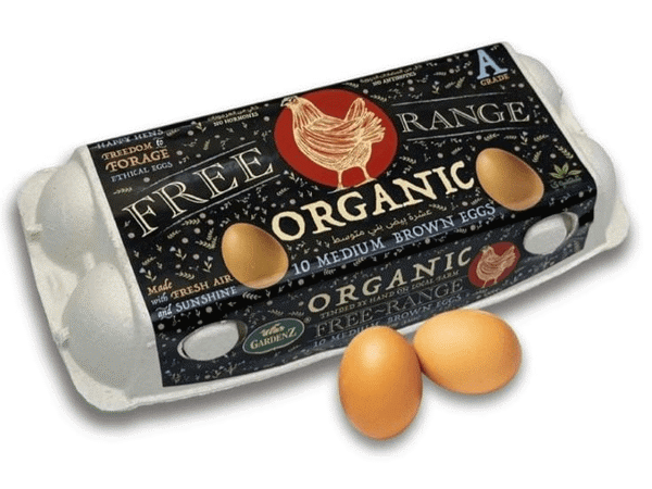 Gardenz Free Range Organic Eggs - 10 Pack