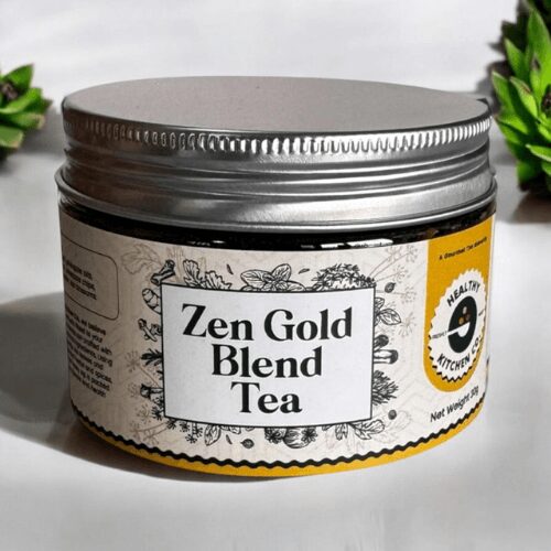 4fc49058 HKC Zen Gold Blend Tea 30gm Jar - Image 1