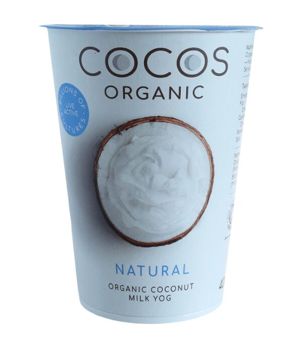 600d70b4 Cocos Organic Natural Coconut Yogurt – 400g - Image 1