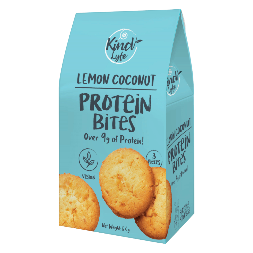 6d2d9617 Kind Lyfe Lemon Coconut Protein Bites 54 g - Image 1