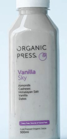 Organic Cold Press Juices Vanilla sky