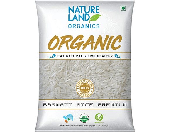 Natureland Organic Basmati Rice Premium – 1kg