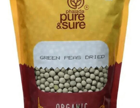PURE&SURE - Organic Green Peas Dried 500GM