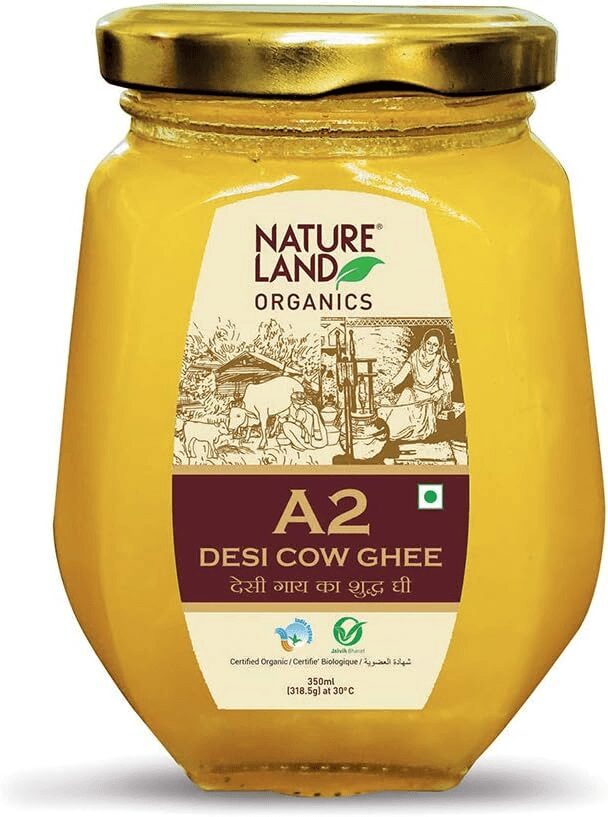 8bd9312c Natureland Organic A2 Cow Ghee – 350ml - Image 1