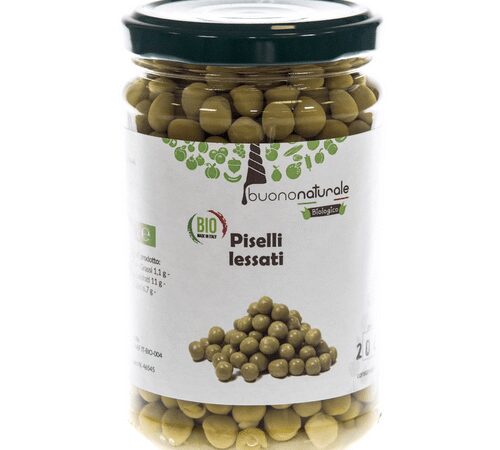 Buononaturale Organic Peas Boiled – 300g