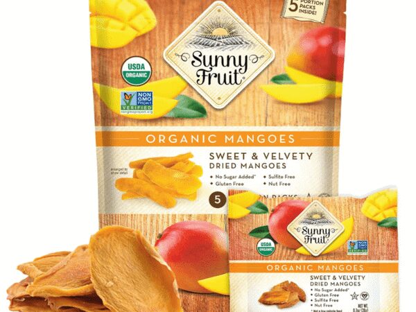 Sunny Fruit Organic Dried Mangoes 20g