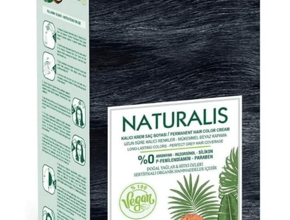 NATURALIS Vegan Hair Color Cream Intense Black 1.0