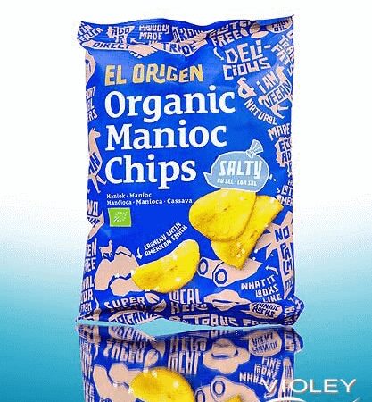 Organic Manioc Chips Salty 60g