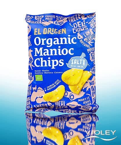 a5c4890f Organic Manioc Chips Salty 60g - Image 1