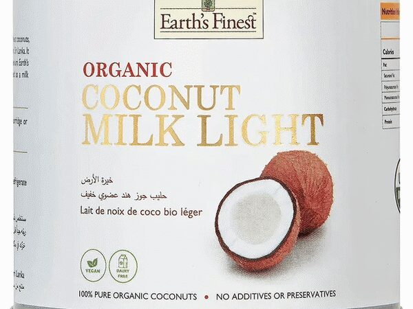 Earth's Finest Organic Coconut Milk Light 200ML