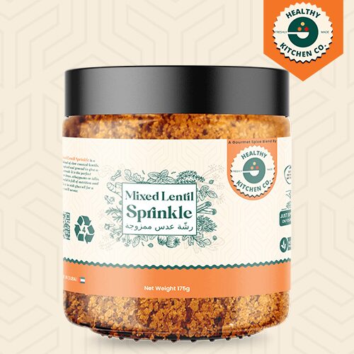 bdba8f58 HKC Mixed Lentil Sprinkle 125gm Jar - Image 1