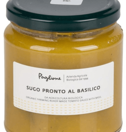 Paglione Organic Tomato Sauce Yellow With Basil