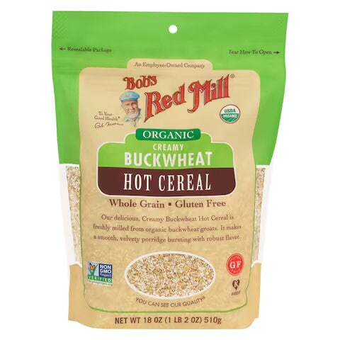 c18f24ca Bob’s Red Mill Organic Gluten Free Creamy Buckwheat – 510g - Image 1
