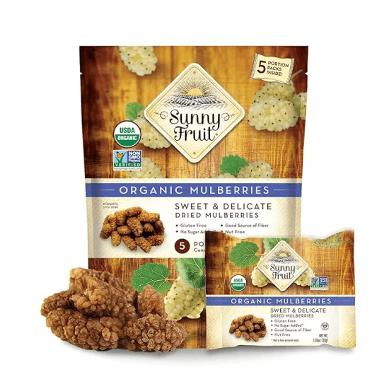 c5d7e0b1 Sunny Fruit Organic Mulberries 30g - Image 1