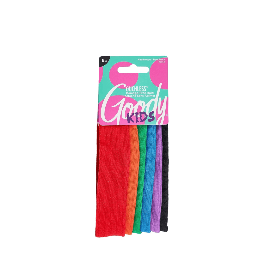 d08fa565 Goody Girls Ouchless Jersey Headwrap 6 CT - Image 1