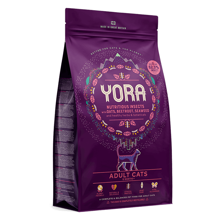 d9fd49d9 Yora Pet Foods Insect Protein Adult Dry Cat Food 375G - Image 1
