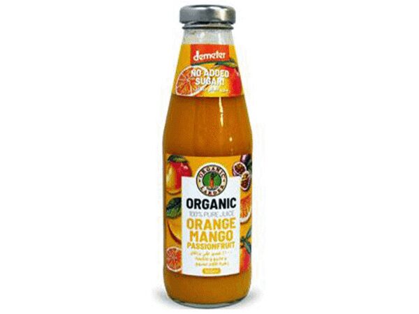 100% Pure Juice - Organic Orange Mango Passionfruit   500ML
