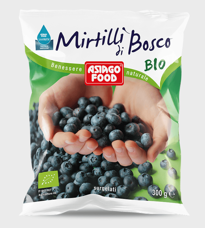e64a3e3d Asiago Food Organic Frozen Wild Blueberries – 300g - Image 1
