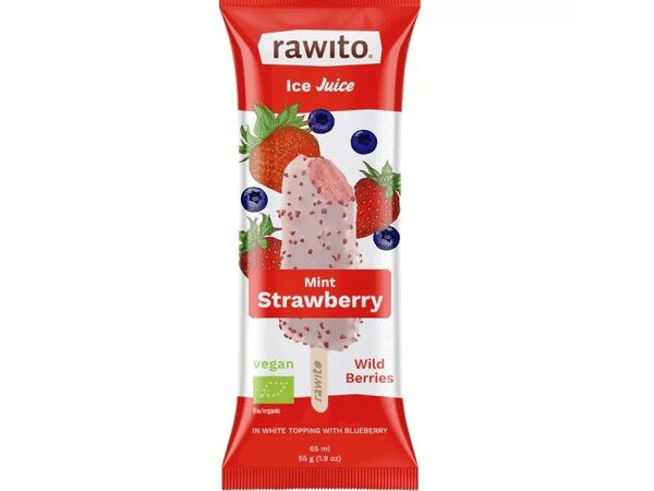 Rawito Organic Raw Ice Blueberry Strawberry
