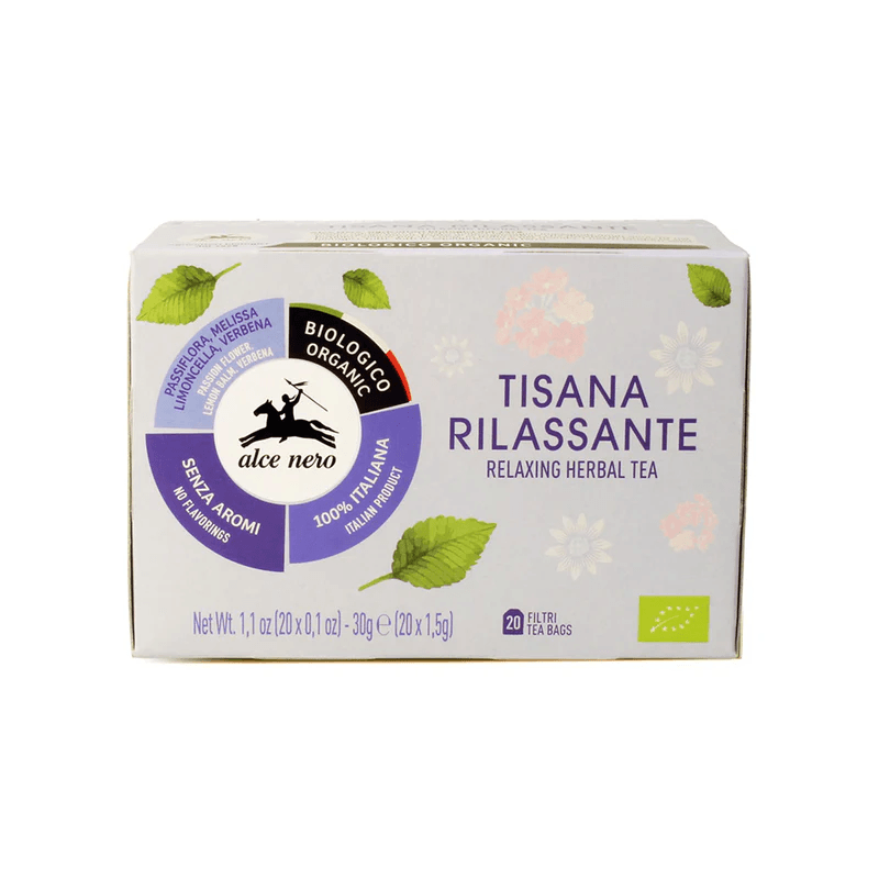 ee6a026d Alce Nero Organic Relaxing Herbal Tea – 30g - Image 1