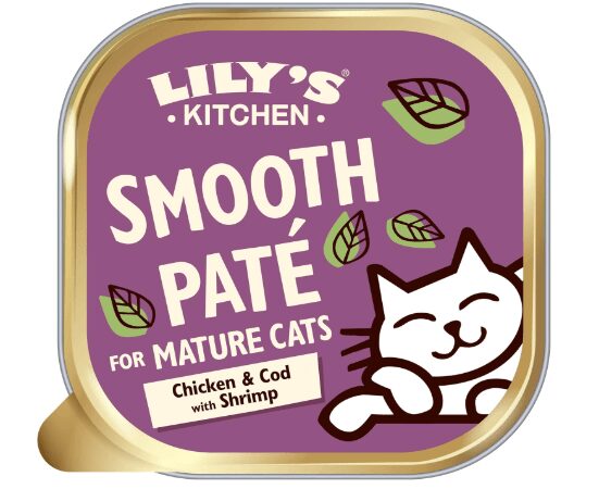 Lilys Kitchen Chicken Cod & Shrimps Pate Mature Food - 85G