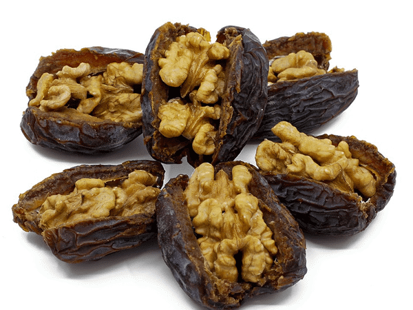 Organic Dates Medjool with walnuts