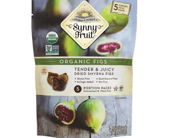 Sunny Fruit Organic Dried Apricots  Green Tea Added  50g