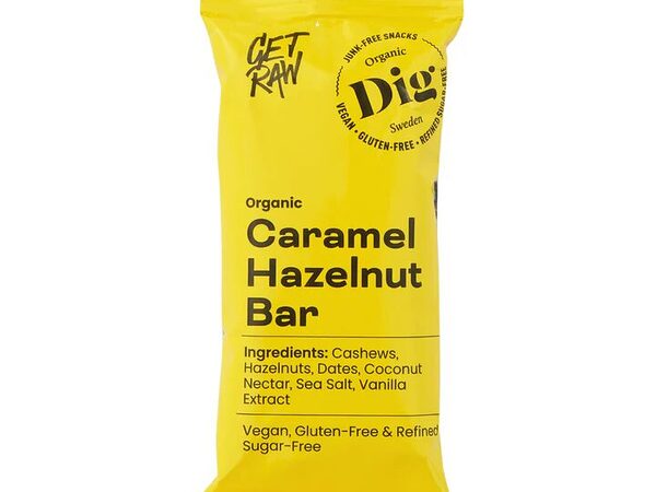 Organic Caramel Hazelnut Bar 42g