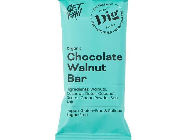 Organic Chocolate Walnut Bar 42g