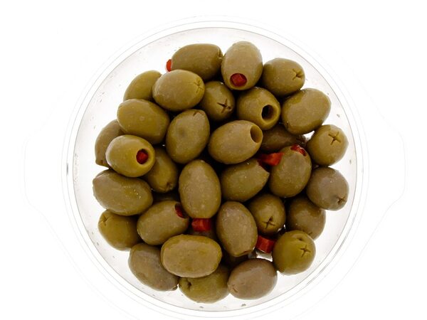 Stuffed Olives With Red Pepper