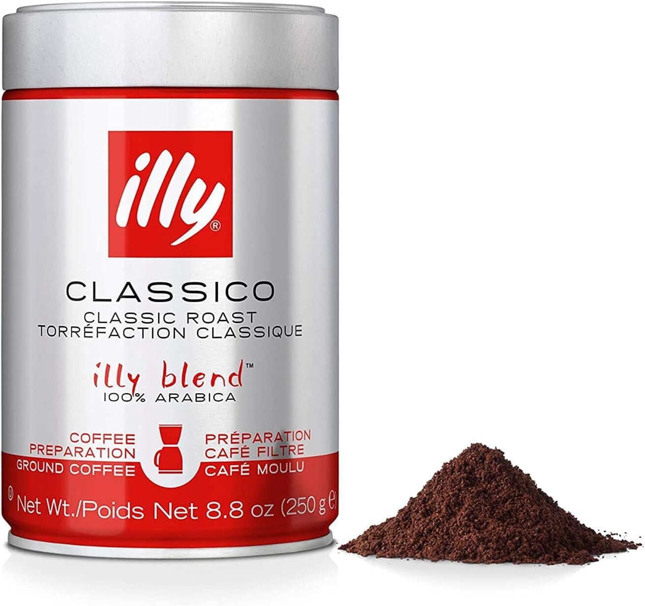 image.png illy - Ground Drip Coffee - Medium Roast - 8.8 oz (250g) - Image 1