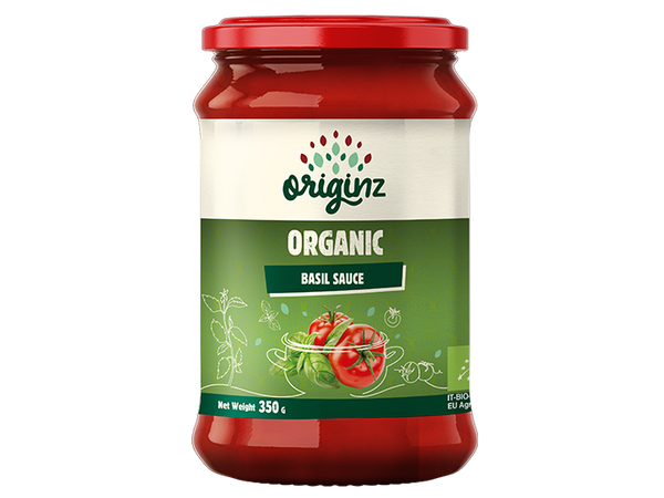 Originz Pasta Sauce Basil Glass Jar