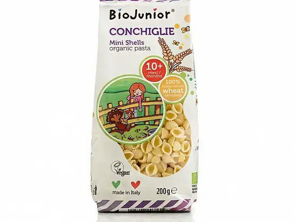 Organic Mini Shells Pasta (10 Months) – 200g