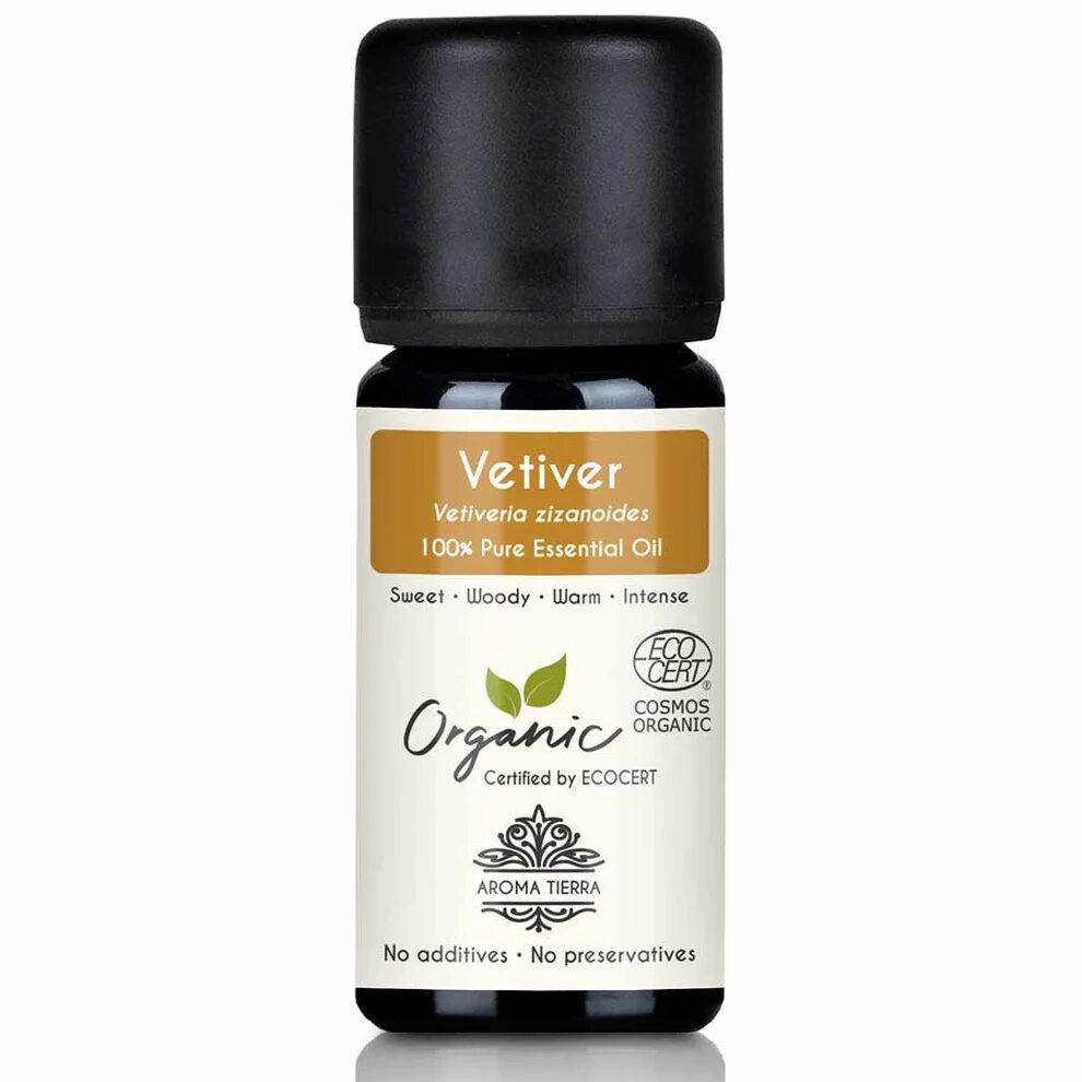 image.png Organic Vetiver Essential Oil - 10ml - Image 1