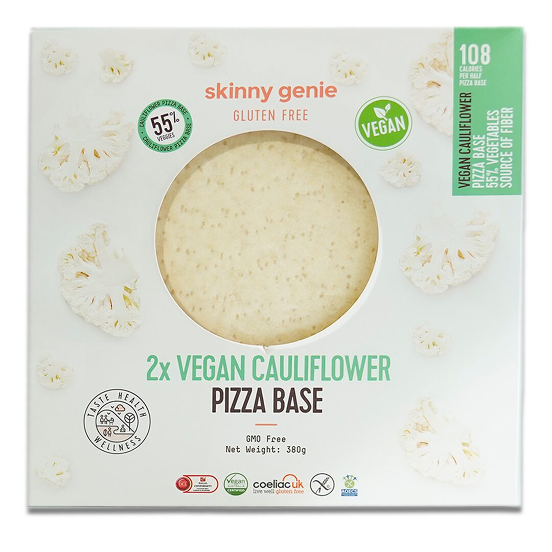 image.png Vegan Cauliflower Gluten Free Pizza Base 26cm - 2 Pieces - Image 1