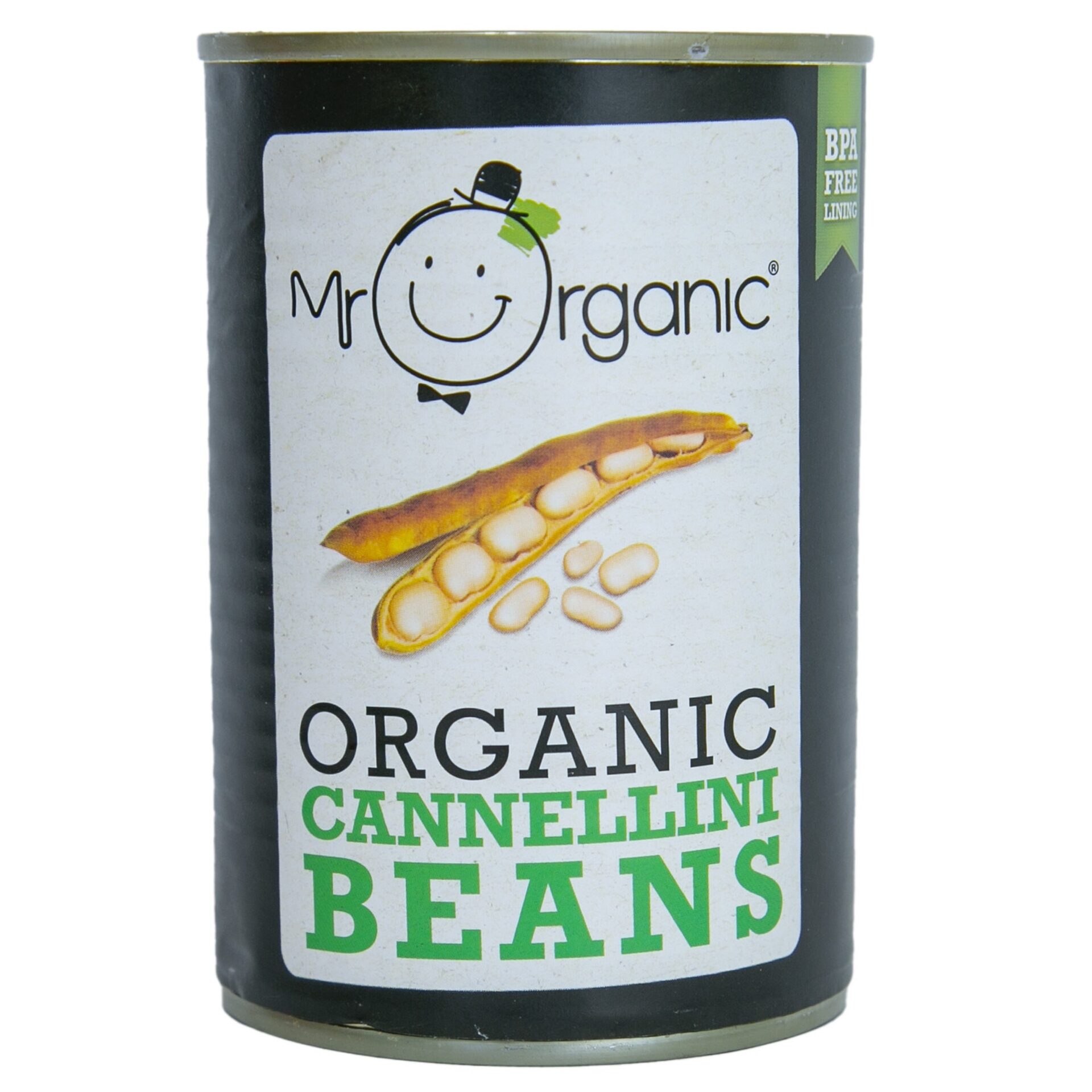 image.png Mr Organic Organic Cannellini Beans 400g Gluten Free Vegan - Image 1