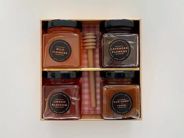 Princess Bee Luxury Handcrafted Honey 4 x 75g