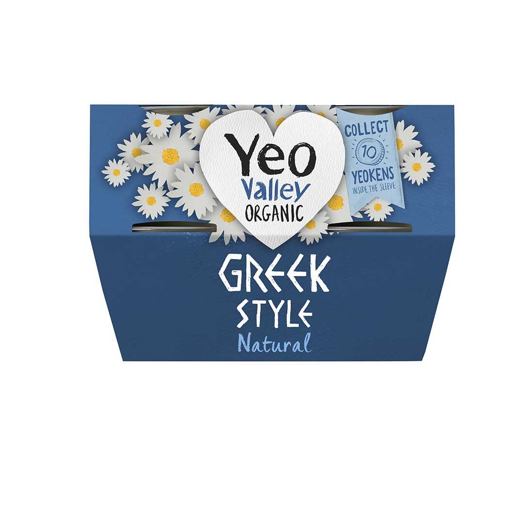image.png Organic Greek Natural yogurt 4X110G - Image 1
